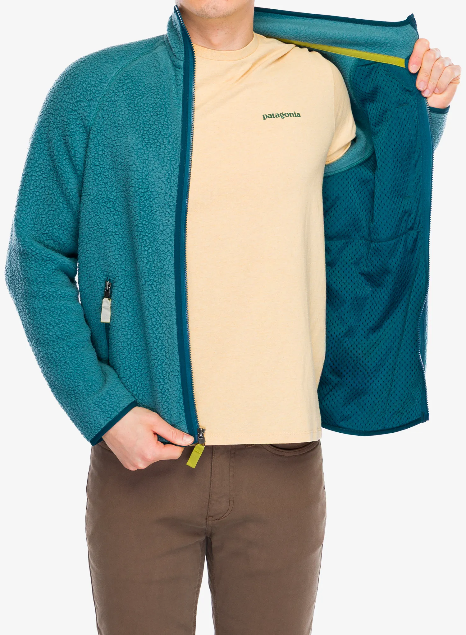 Flis Patagonia Retro Pile Jacket - wetland blue