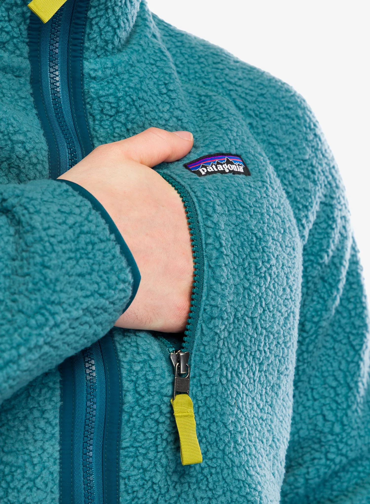 Flis Patagonia Retro Pile Jacket - wetland blue