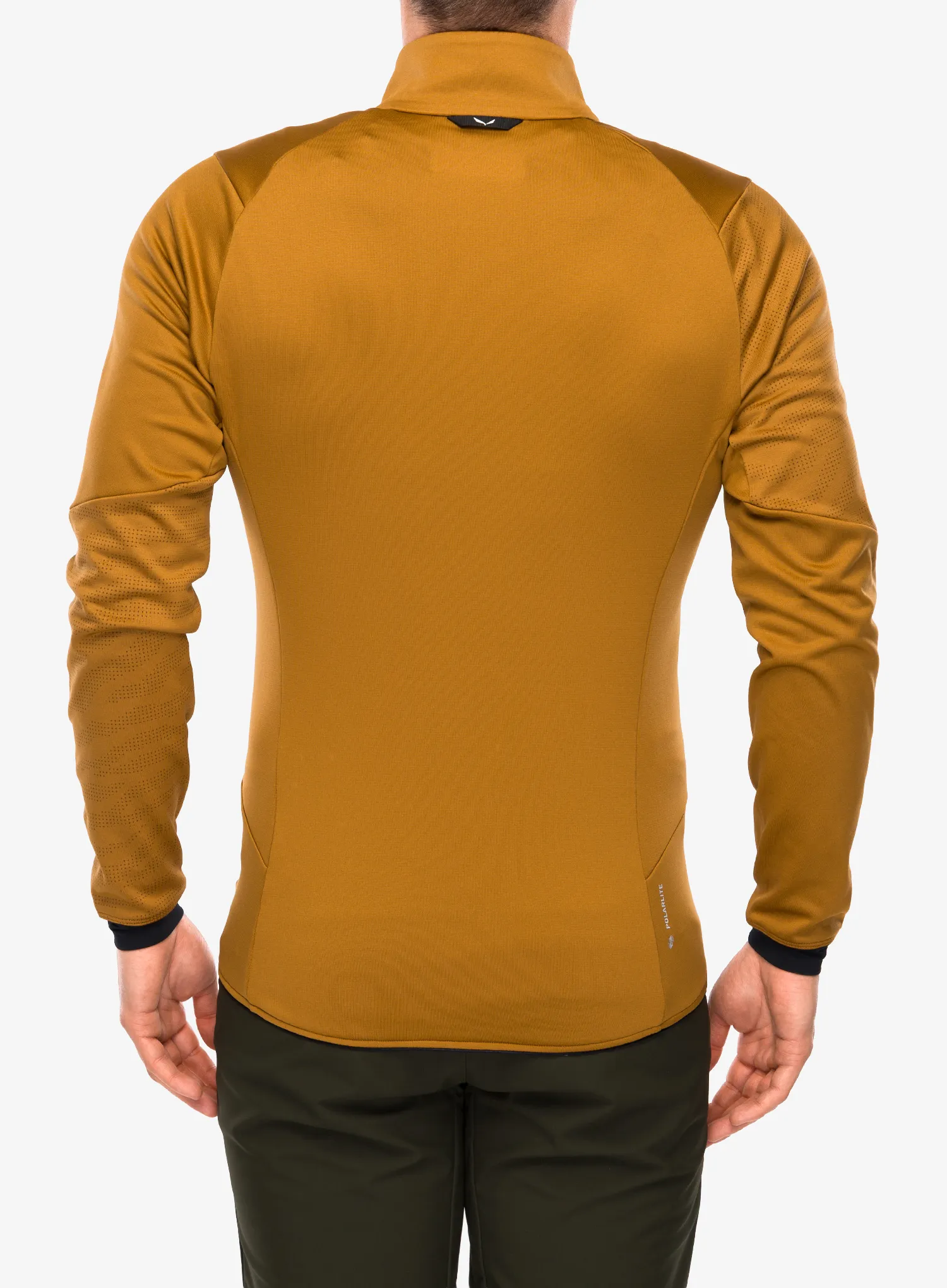 Flis Salewa Sella Crevasse Jacket - golden brown