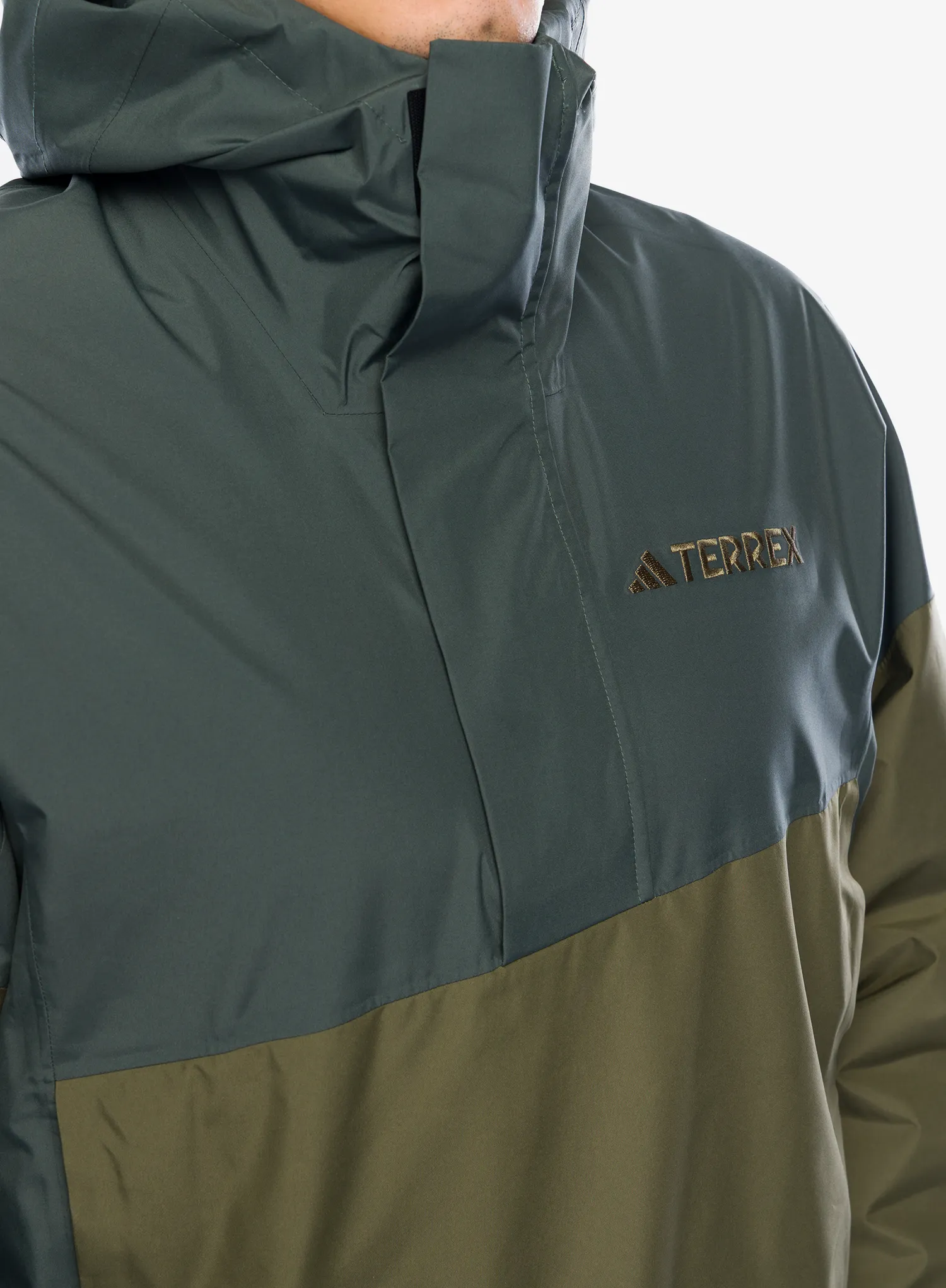 Nepremočljiva jakna adidas TERREX Xploric 2.5L Climaproof Anorak - legivy/olistr/silgrn