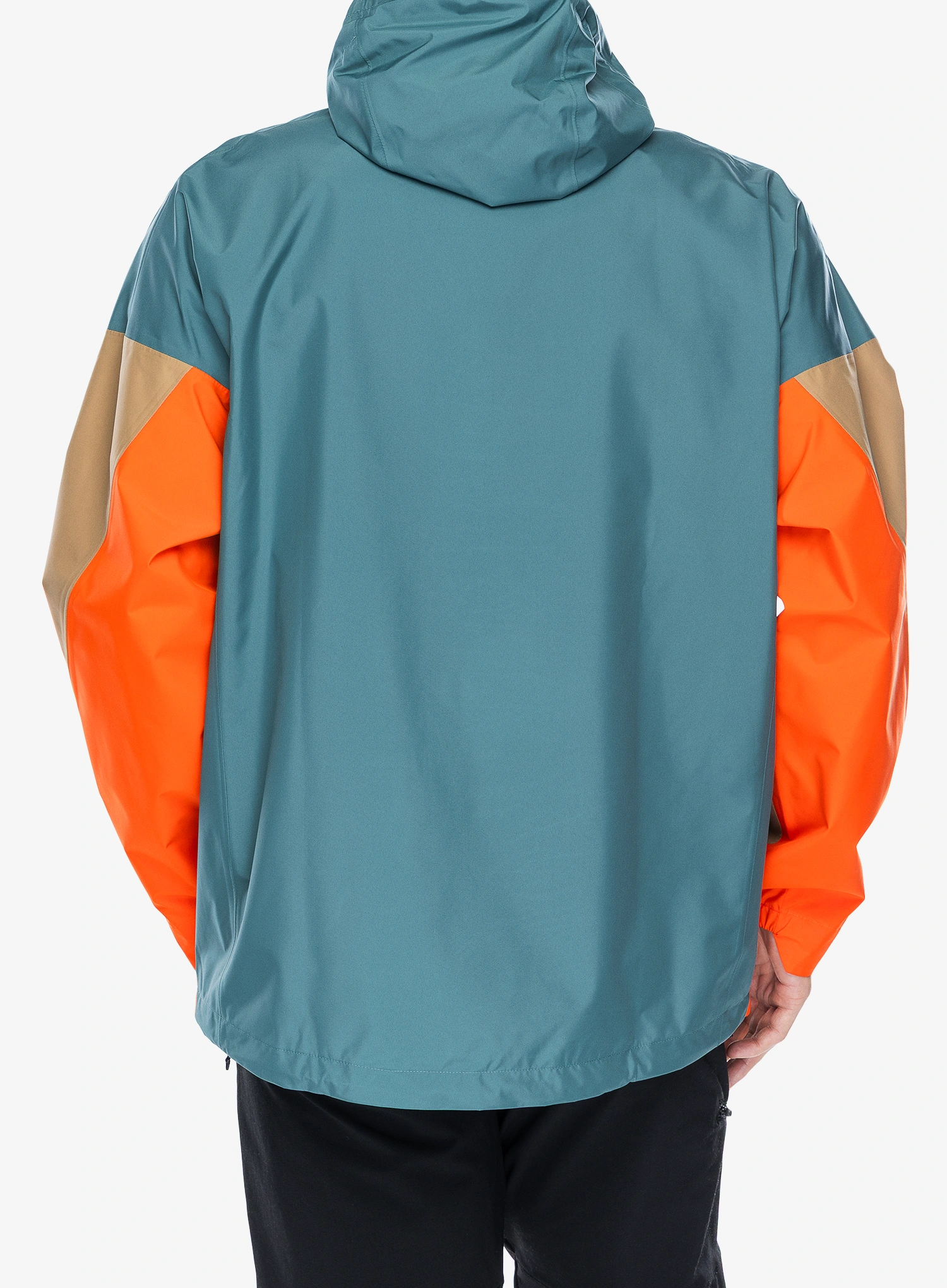 Nepremočljiva jakna adidas TERREX Xploric 2.5L Climaproof Anorak - prel teal/cardbo/semi imp oran
