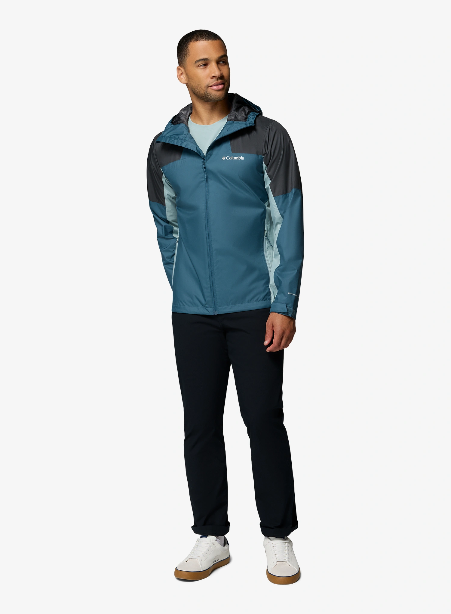Nepremočljiva jakna Columbia Inner Limits III Jacket - everblue/shark/crushed blue