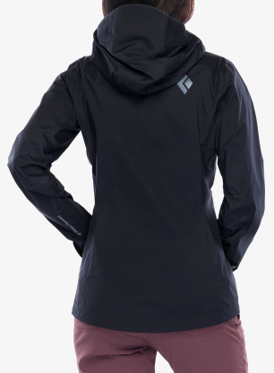 Ženska nepremočljiva jakna Black Diamond Fineline Stretch Shell - black