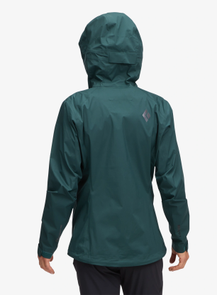 Ženska nepremočljiva jakna Black Diamond Fineline Stretch Shell - deep woods