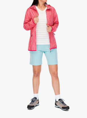 Ženska nepremočljiva jakna CMP Strayna Jacket - corallo