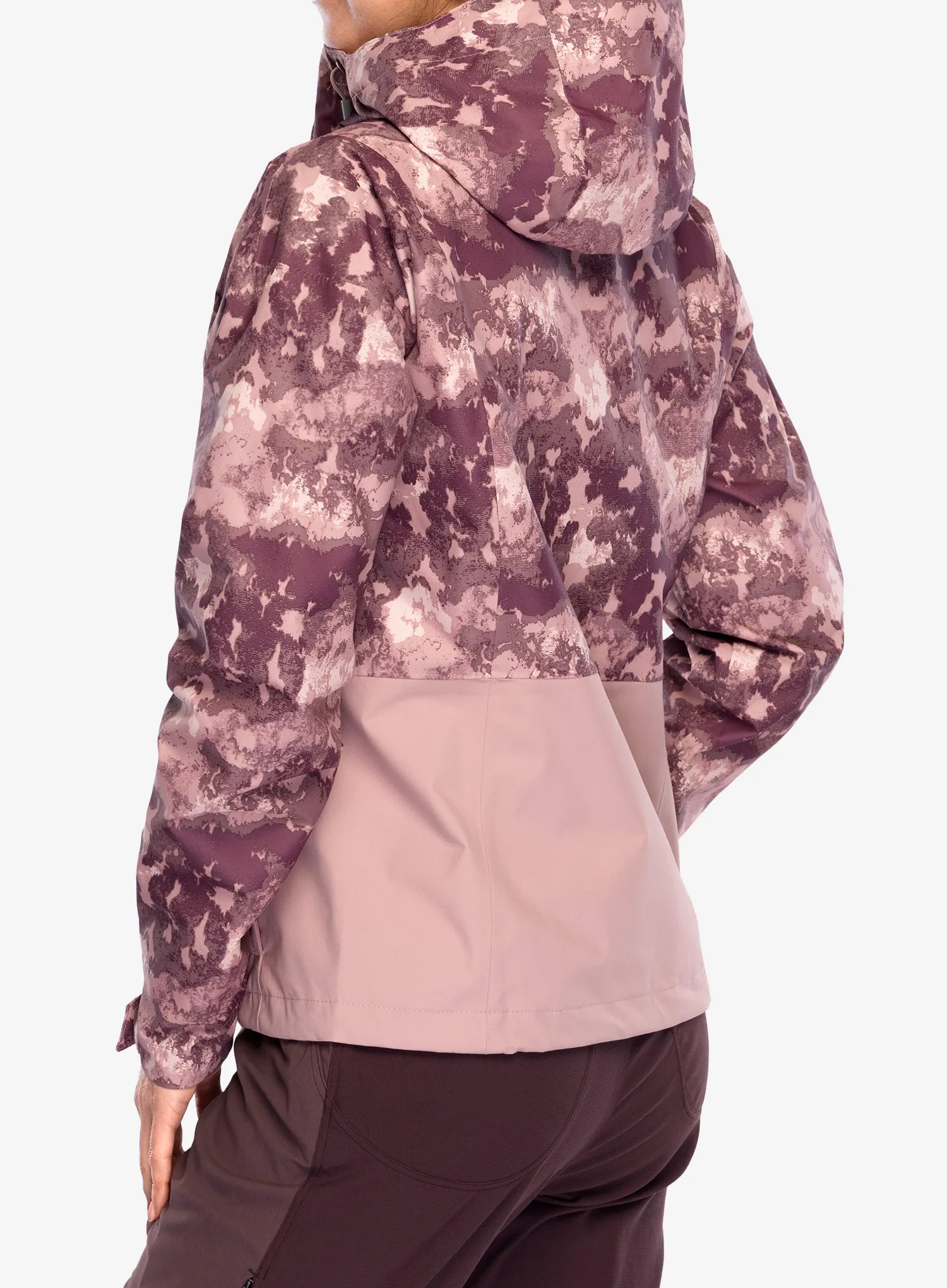 Ženska nepremočljiva jakna Columbia Hikebound Printed Jacket - eraser pink deco/eraser pink