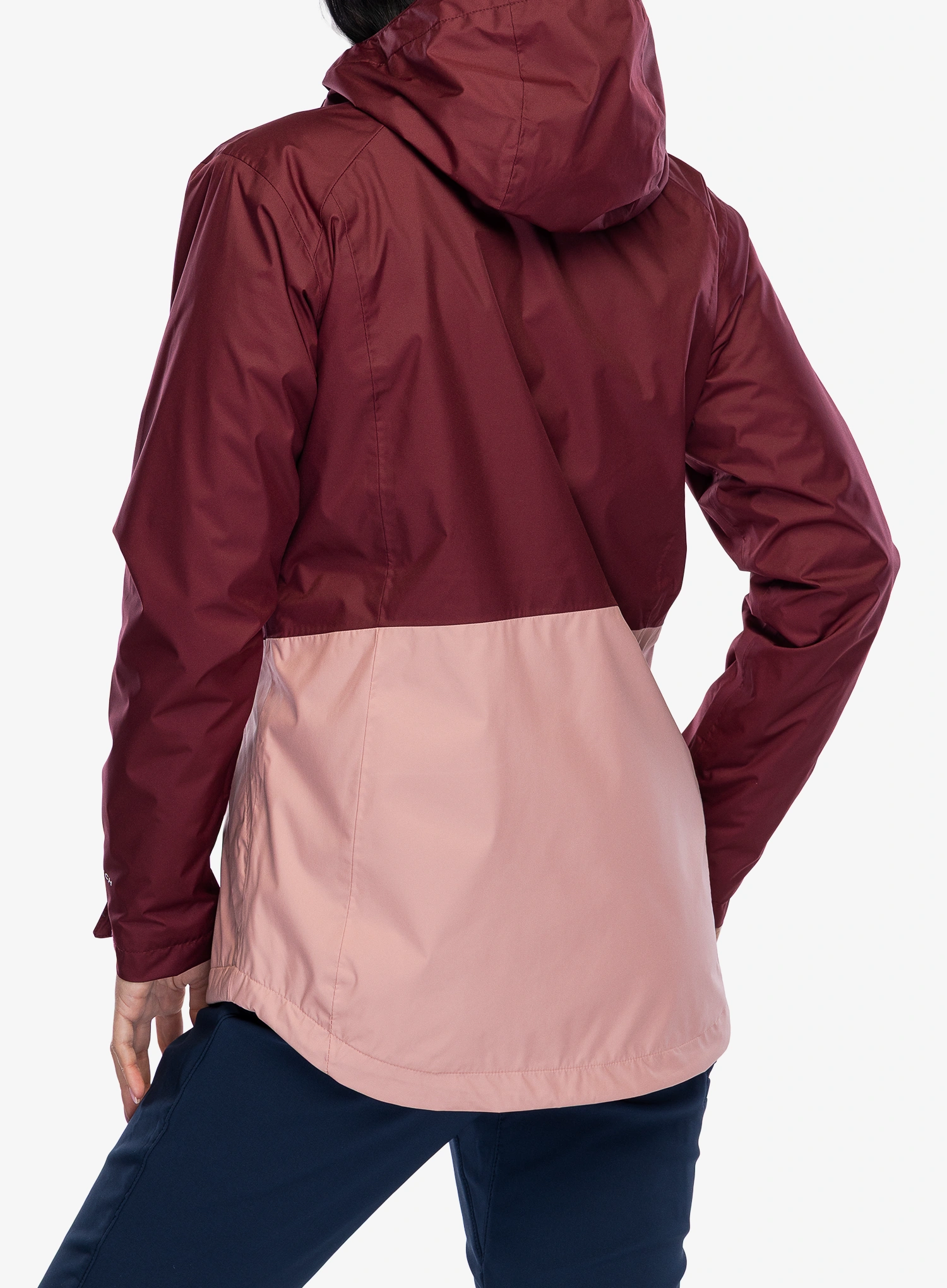 Ženska nepremočljiva jakna Columbia Inner Limits III Jacket - rich wine/eraser pink