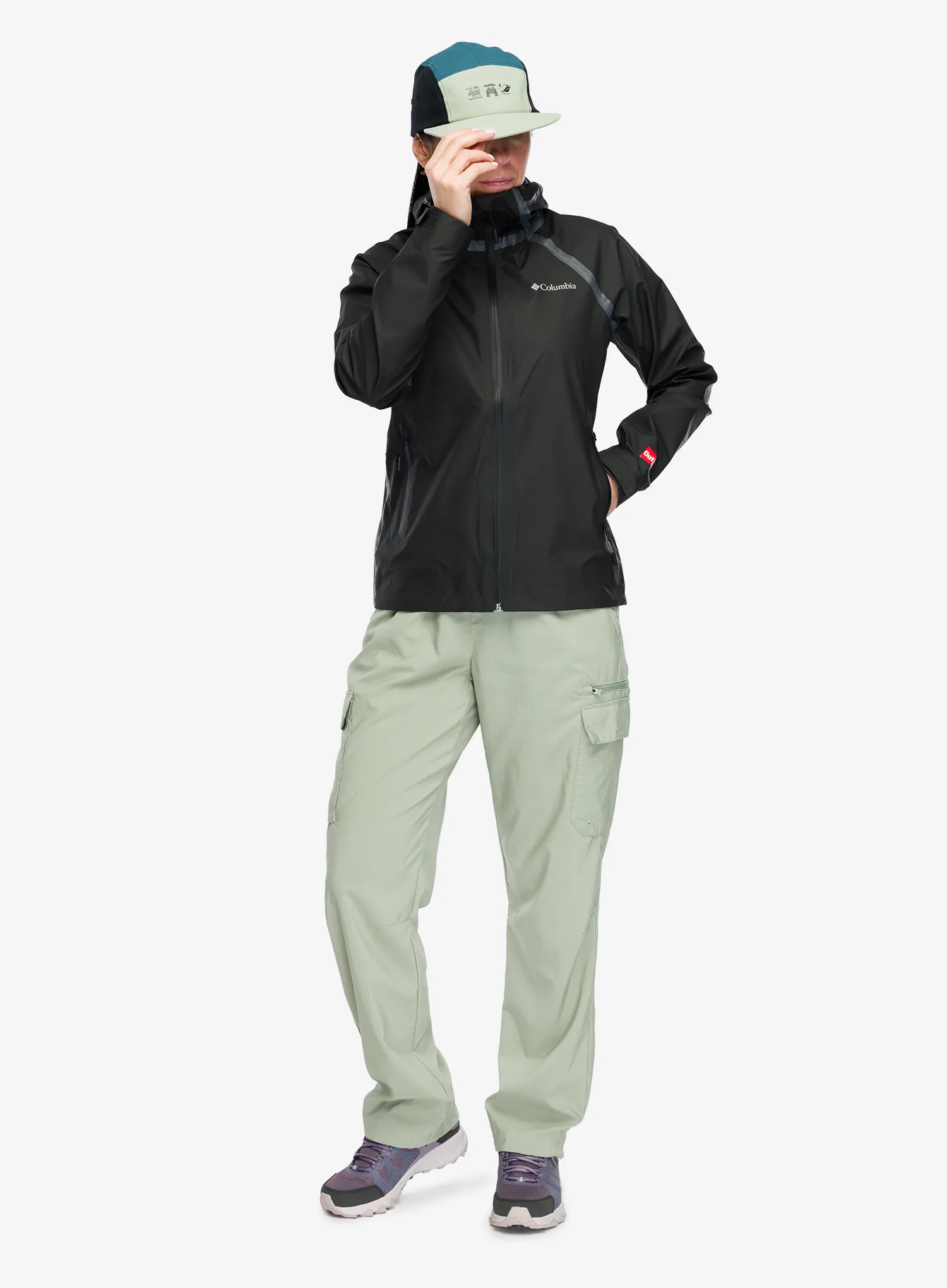 Ženska nepremočljiva jakna Columbia Reign No Shine Jacket - black