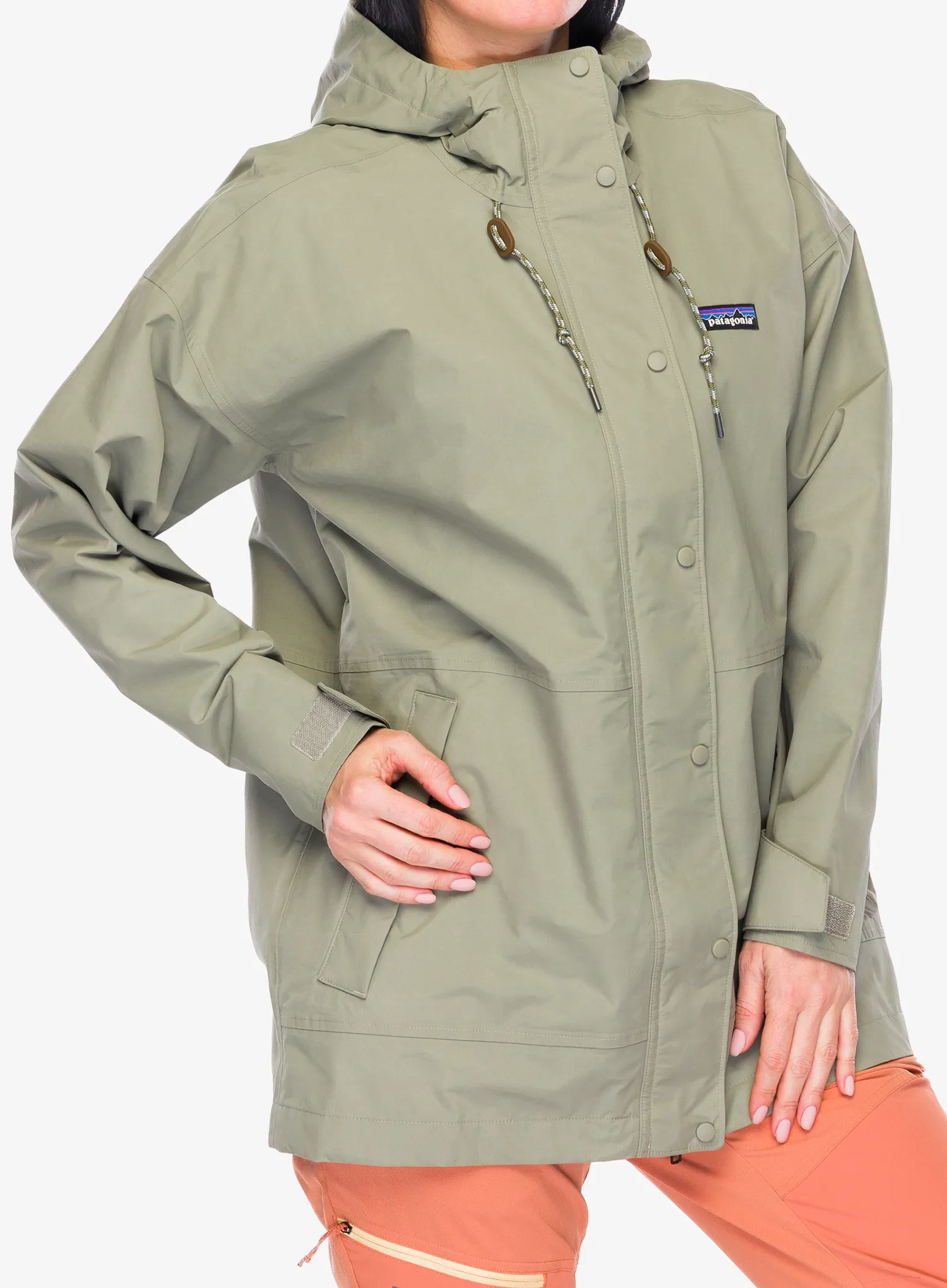Ženska nepremočljiva jakna Patagonia Outdoor Everyday Rain Jacket - river rock green