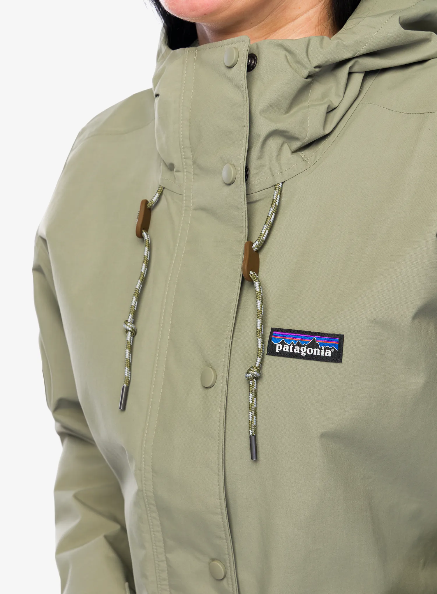 Ženska nepremočljiva jakna Patagonia Outdoor Everyday Rain Jacket - river rock green