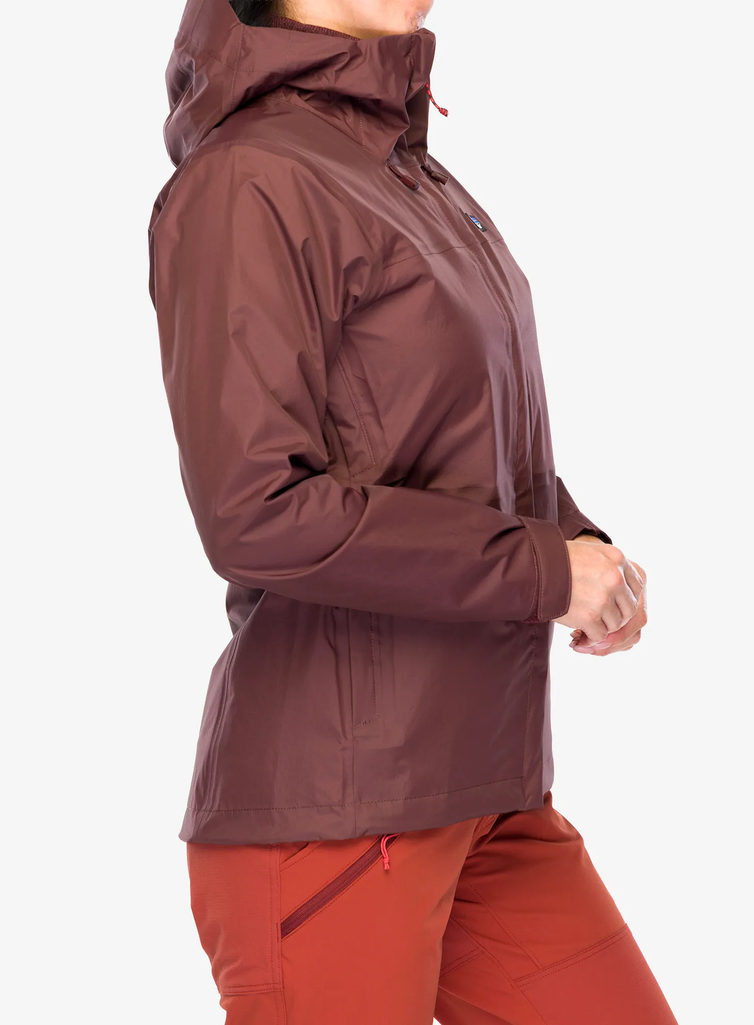 Ženska nepremočljiva jakna Patagonia Torrentshell 3L Jacket - dark ruby