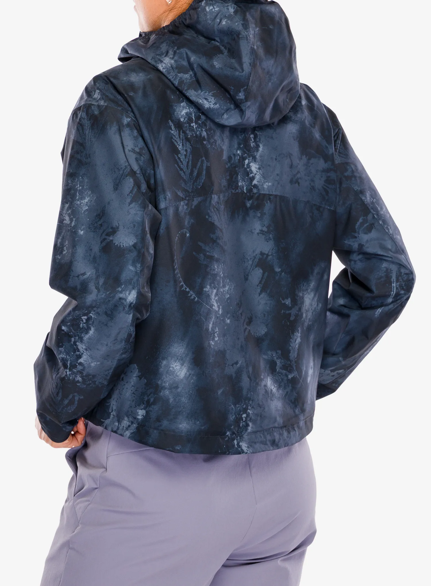Ženska nepremočljiva jakna Salomon Outscape 2L Short Jkt - blue nights/blue