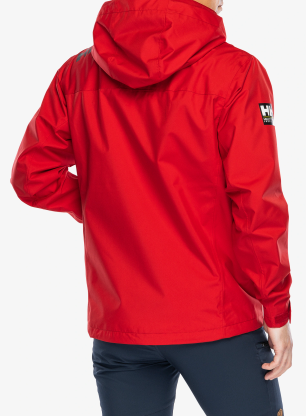Nepremočljiva jakna Helly Hansen Crew Hooded Jacket 2.0 - red