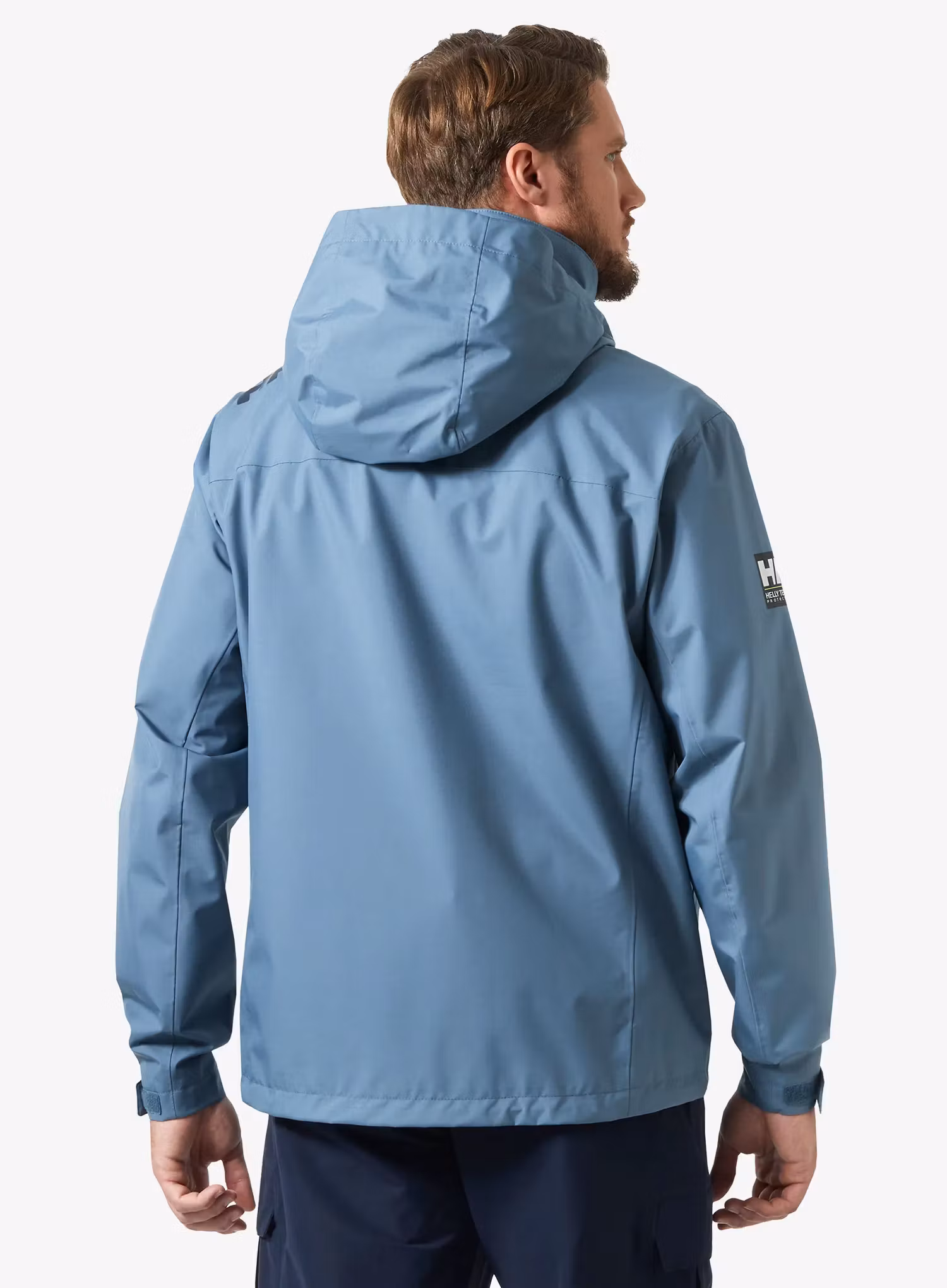 Nepremočljiva jakna Helly Hansen Crew Hooded Jacket 2.0 - washed navy