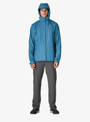 Nepremočljiva jakna Patagonia Torrentshell 3L Jacket - aquatic blue