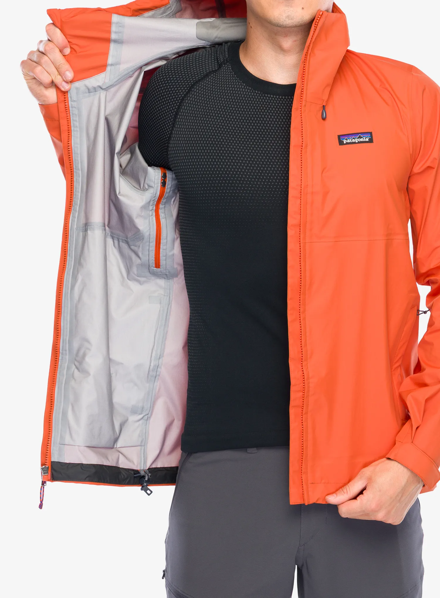 Nepremočljiva jakna Patagonia Torrentshell 3L Jacket - pollinator orange