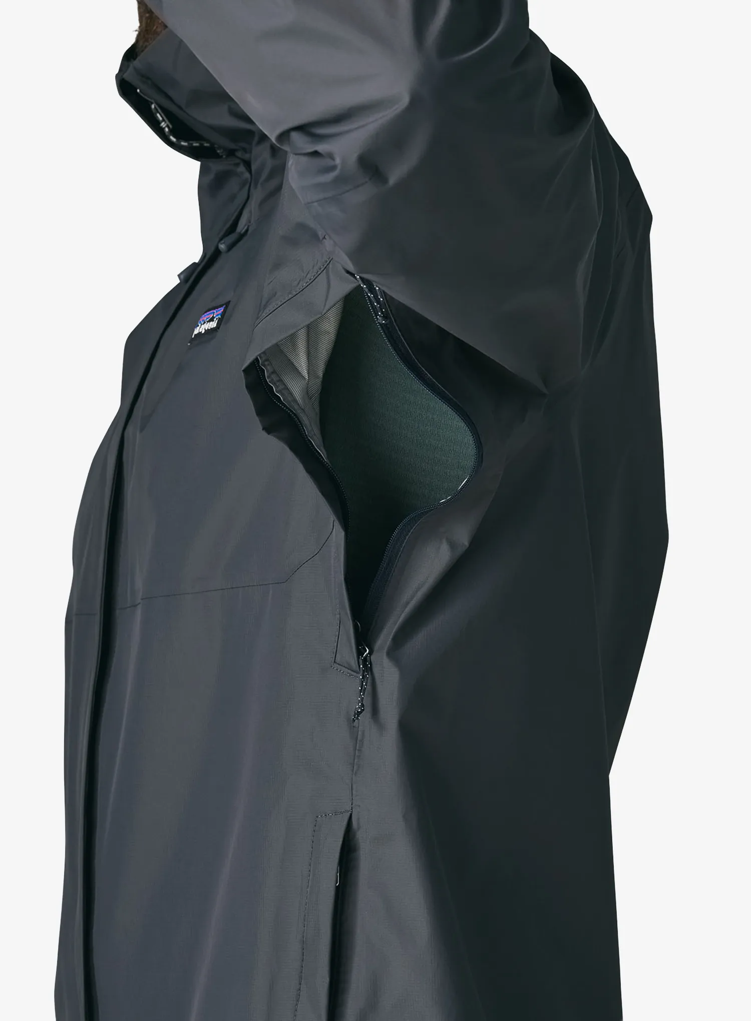 Nepremočljiva jakna Patagonia Torrentshell 3L Jacket - smolder blue