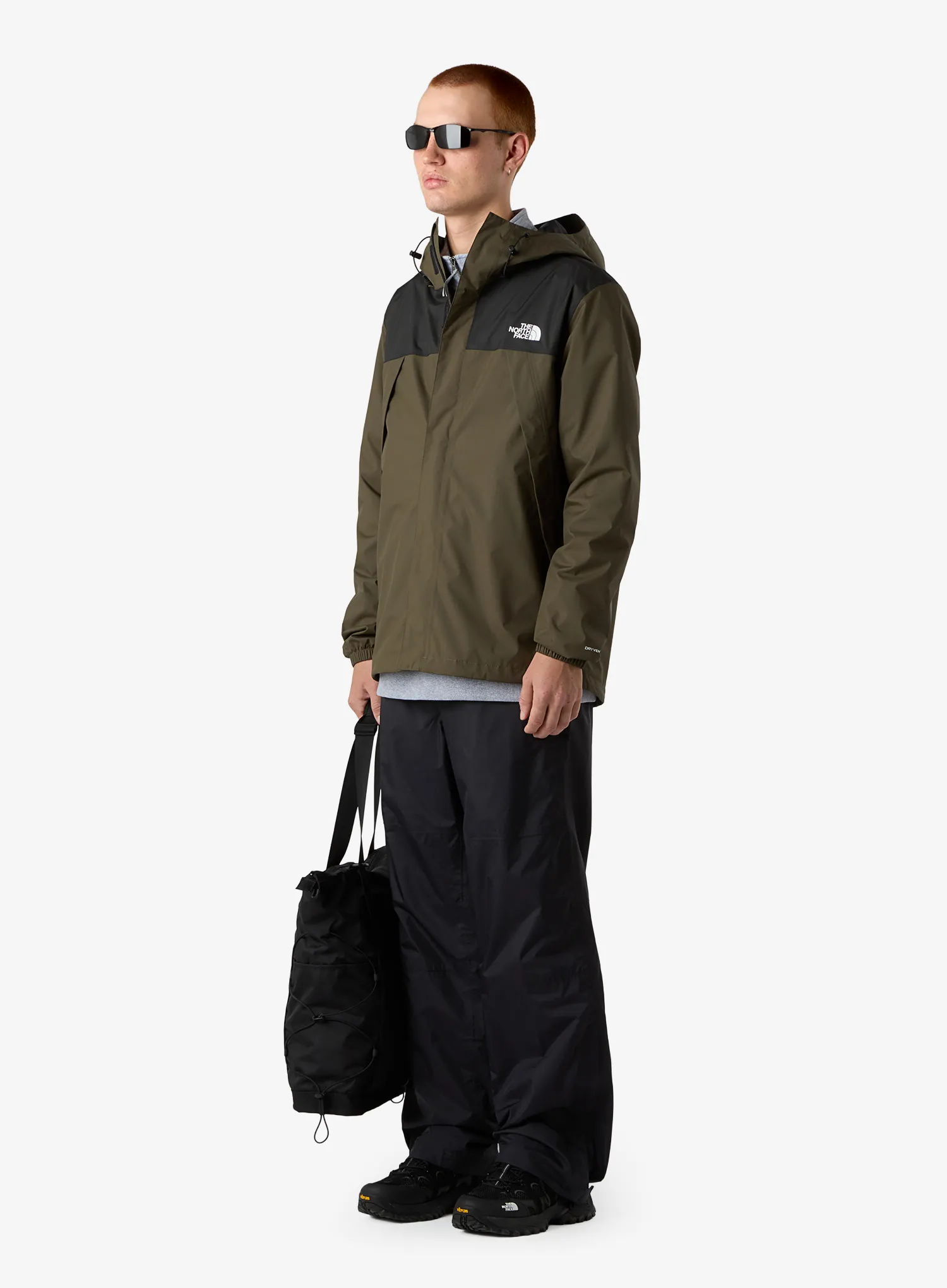 Nepremočljiva jakna The North Face Antora Jacket - new taupe green/tnf black