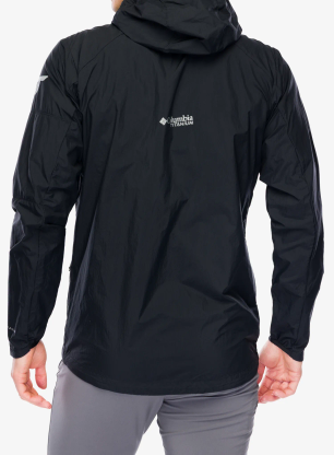 Vetrovka Columbia Loop Trail II Windbreaker - black/black