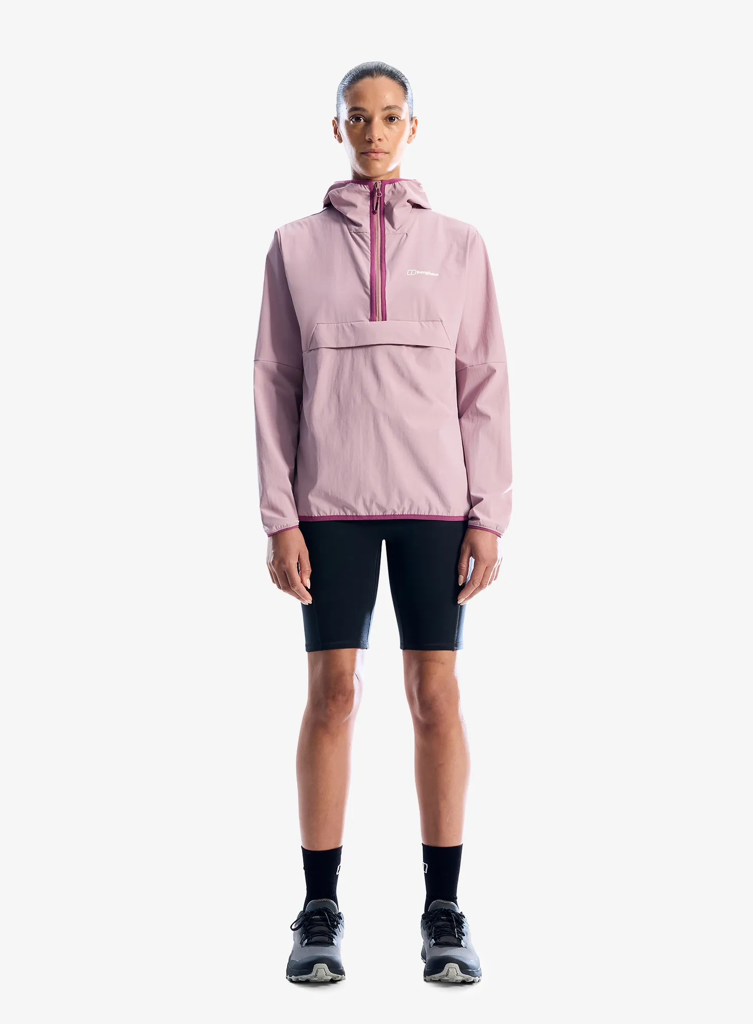 Ženska vetrovka Berghaus Wandermoor Wind Smock - alpine haze
