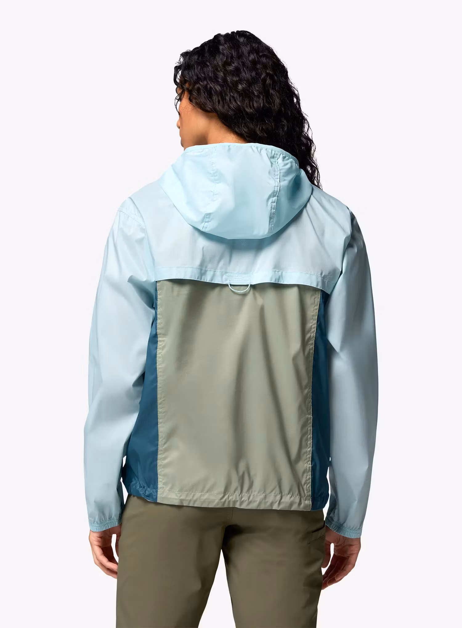 Ženska vetrovka Columbia Crested Canyon Windbreaker - safari/everblue/marine light