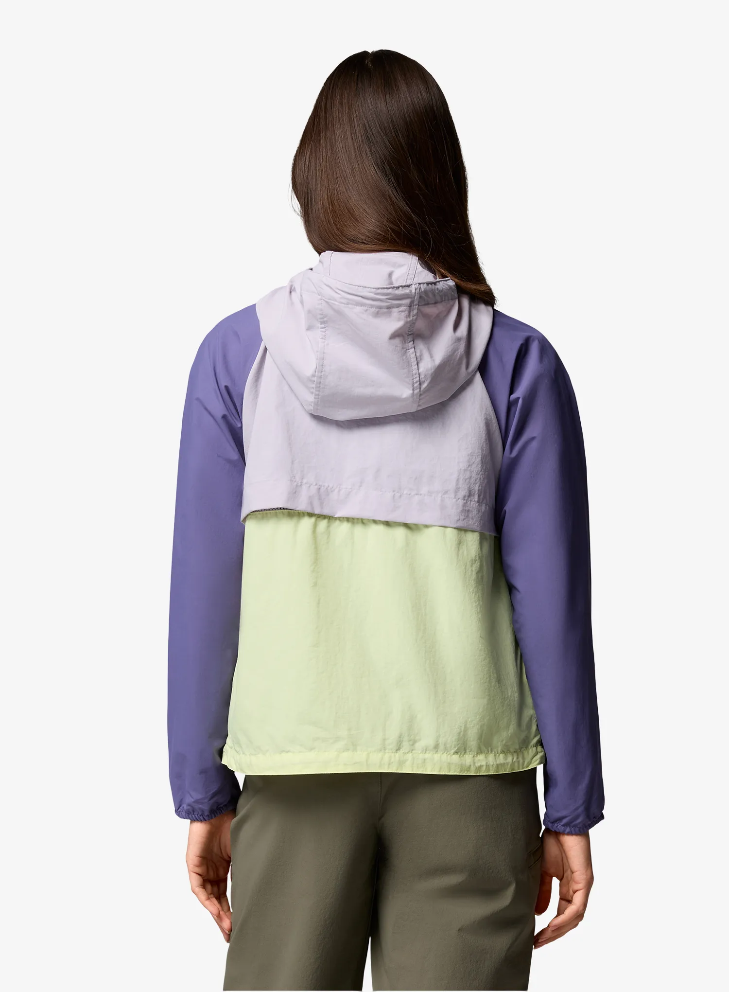 Ženska vetrovka Columbia Spire Valley Windbreaker - citron haze/l.pearl/stormwatch