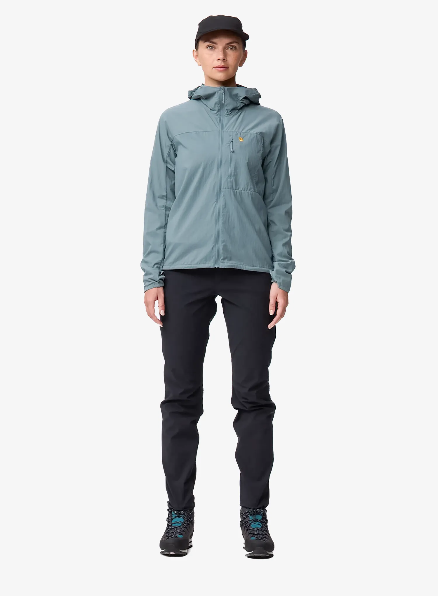 Ženska vetrovka Fjallraven Bergtagen Windshell Jacket - nimbus blue