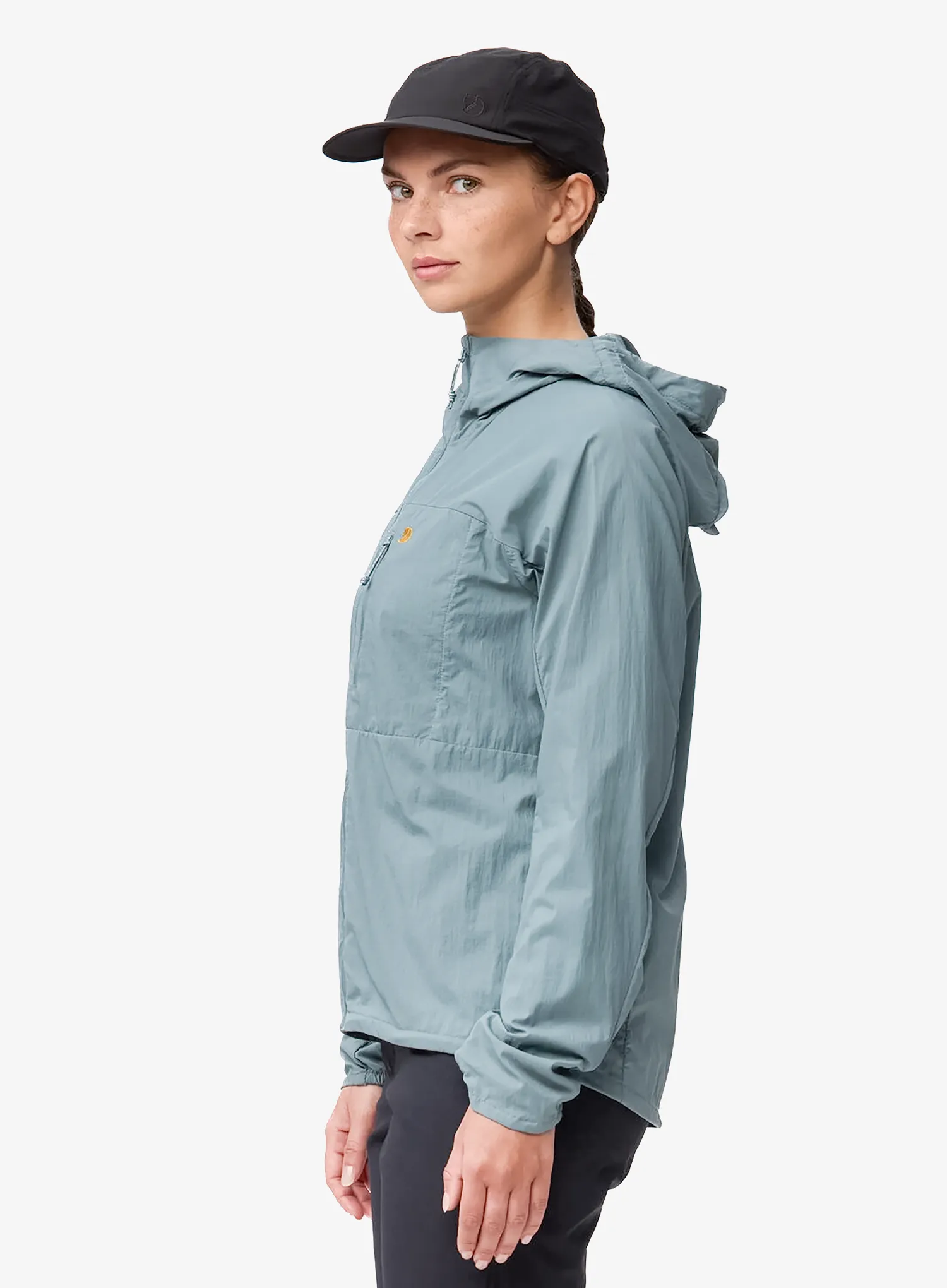 Ženska vetrovka Fjallraven Bergtagen Windshell Jacket - nimbus blue