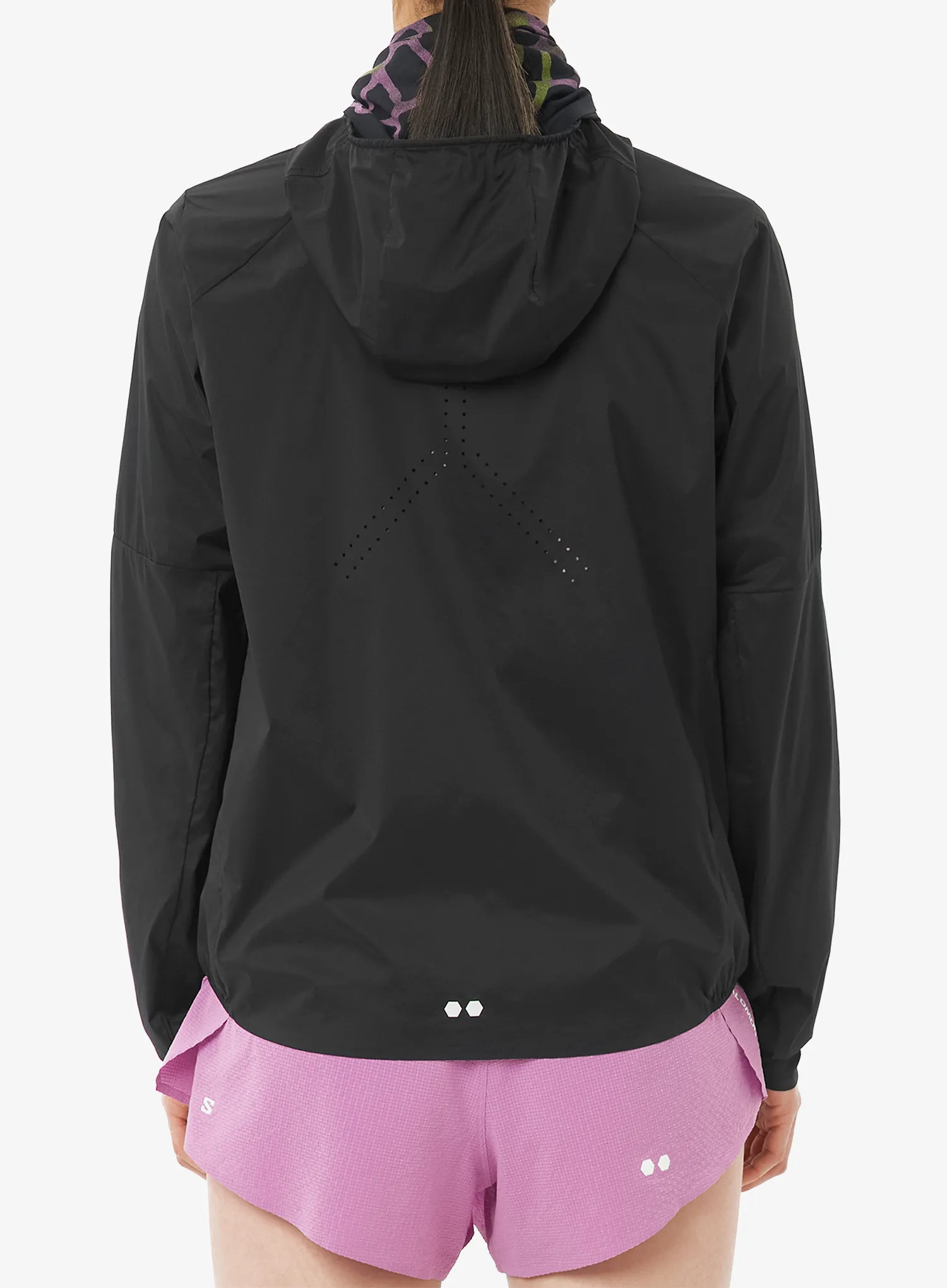 Ženska vetrovka Salomon Sense Aero Wind Jkt - black