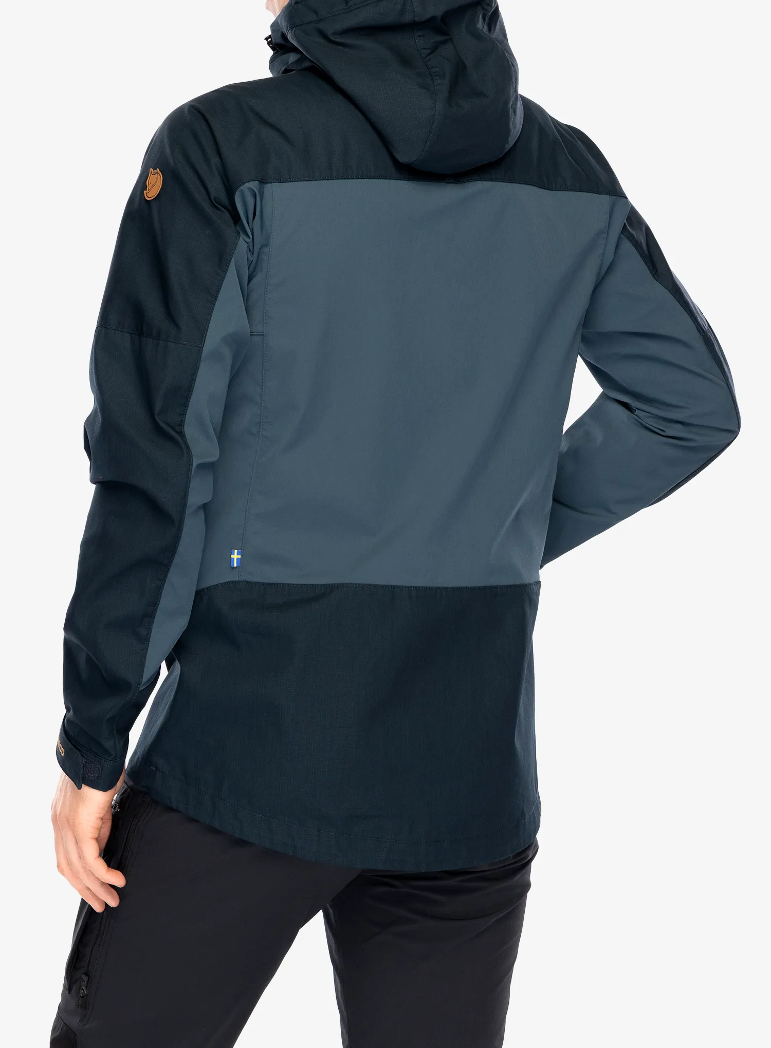 Vetrovka Fjallraven Abisko Lite Trekking Jacket - dark navy/mountain blue
