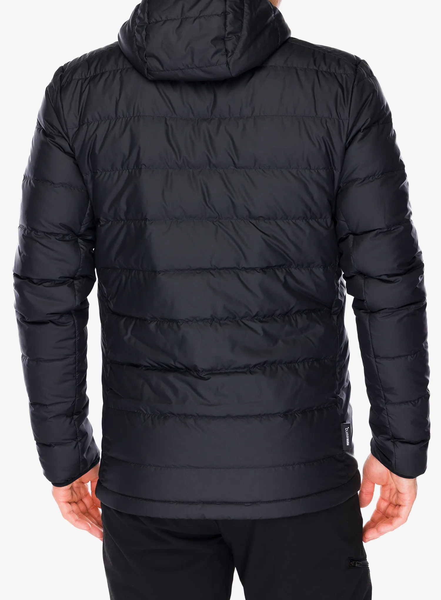 Puhovka adidas TERREX Multi Light Down Climawarm Hooded Jacket - black/black