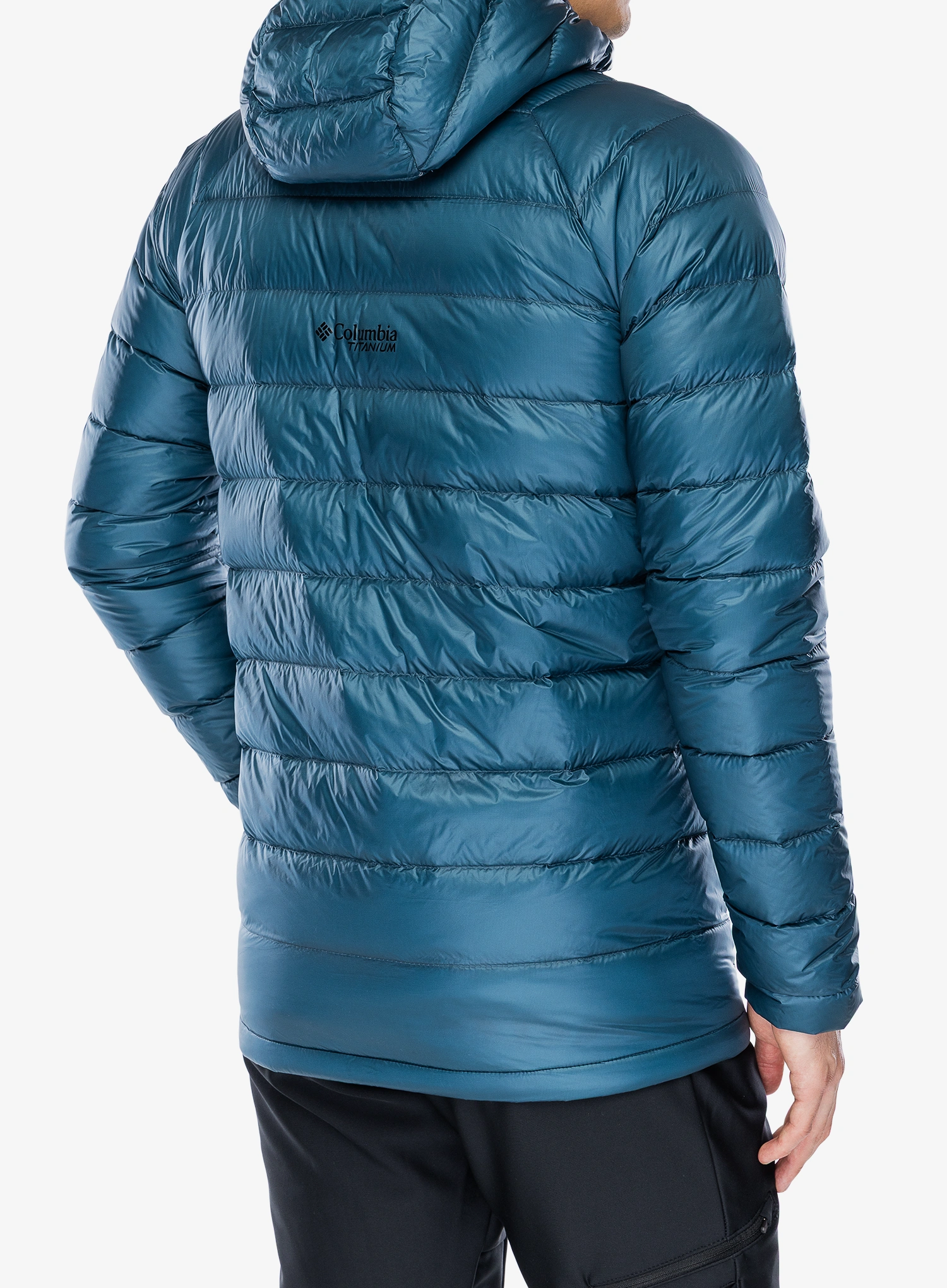 Puhovka Columbia Arctic Crest Down Hooded Jacket - everblue