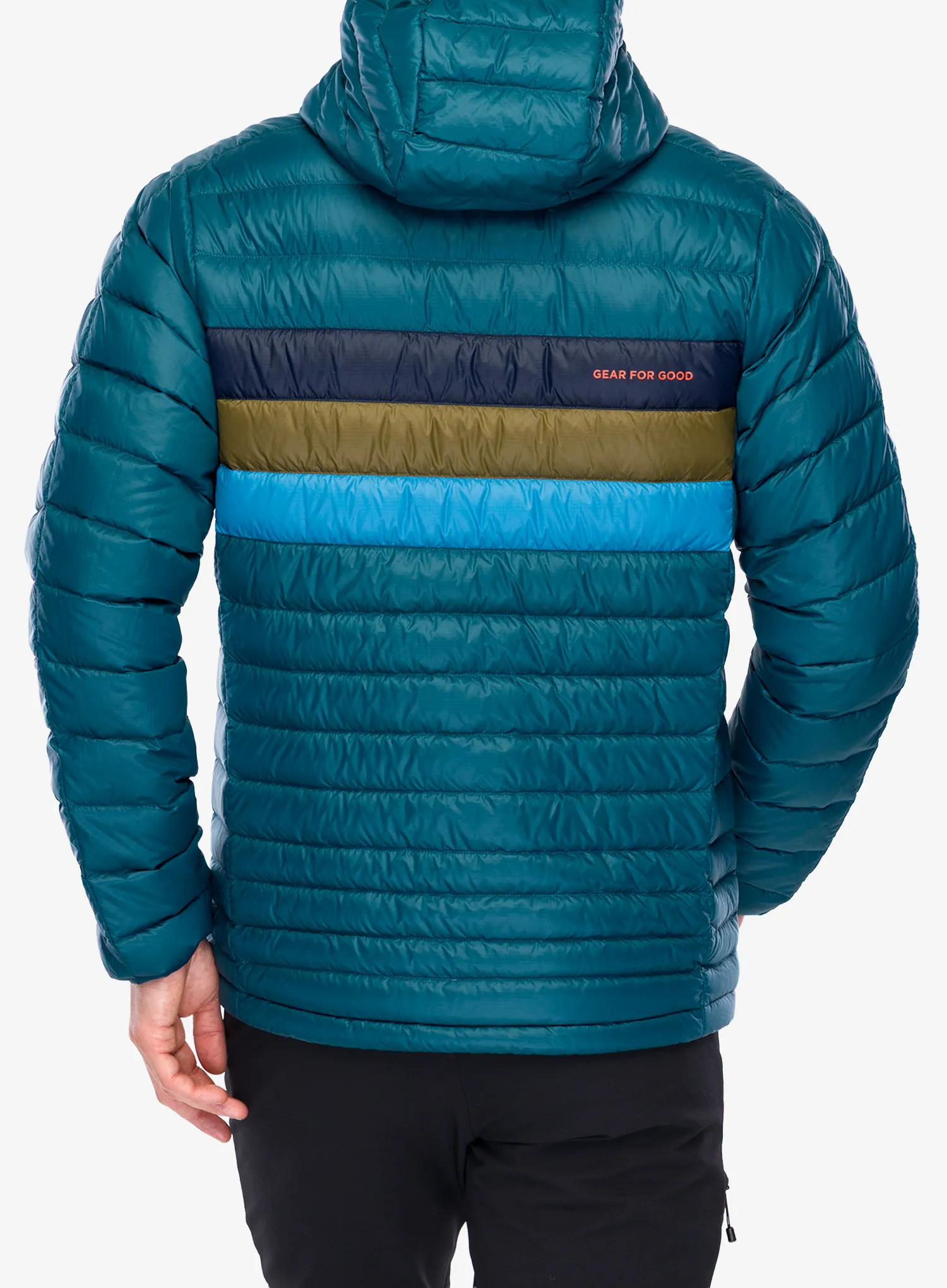 Puhovka Cotopaxi Fuego Down Hooded Jacket - abyss stripes