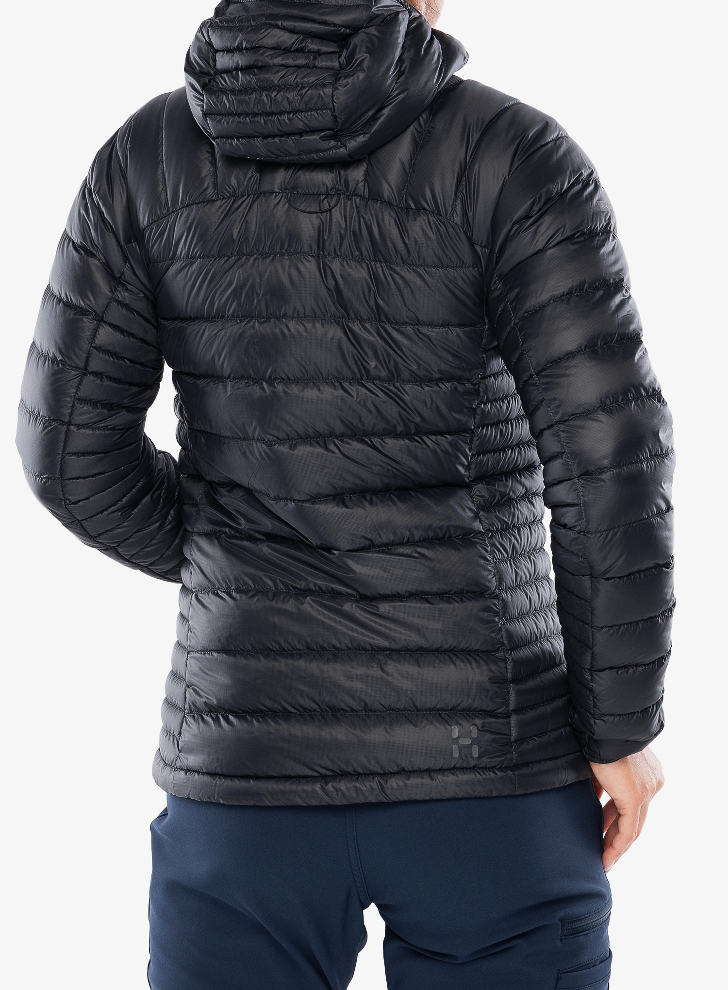 Ženska puhovka Haglofs L.I.M Down II Hood - true black