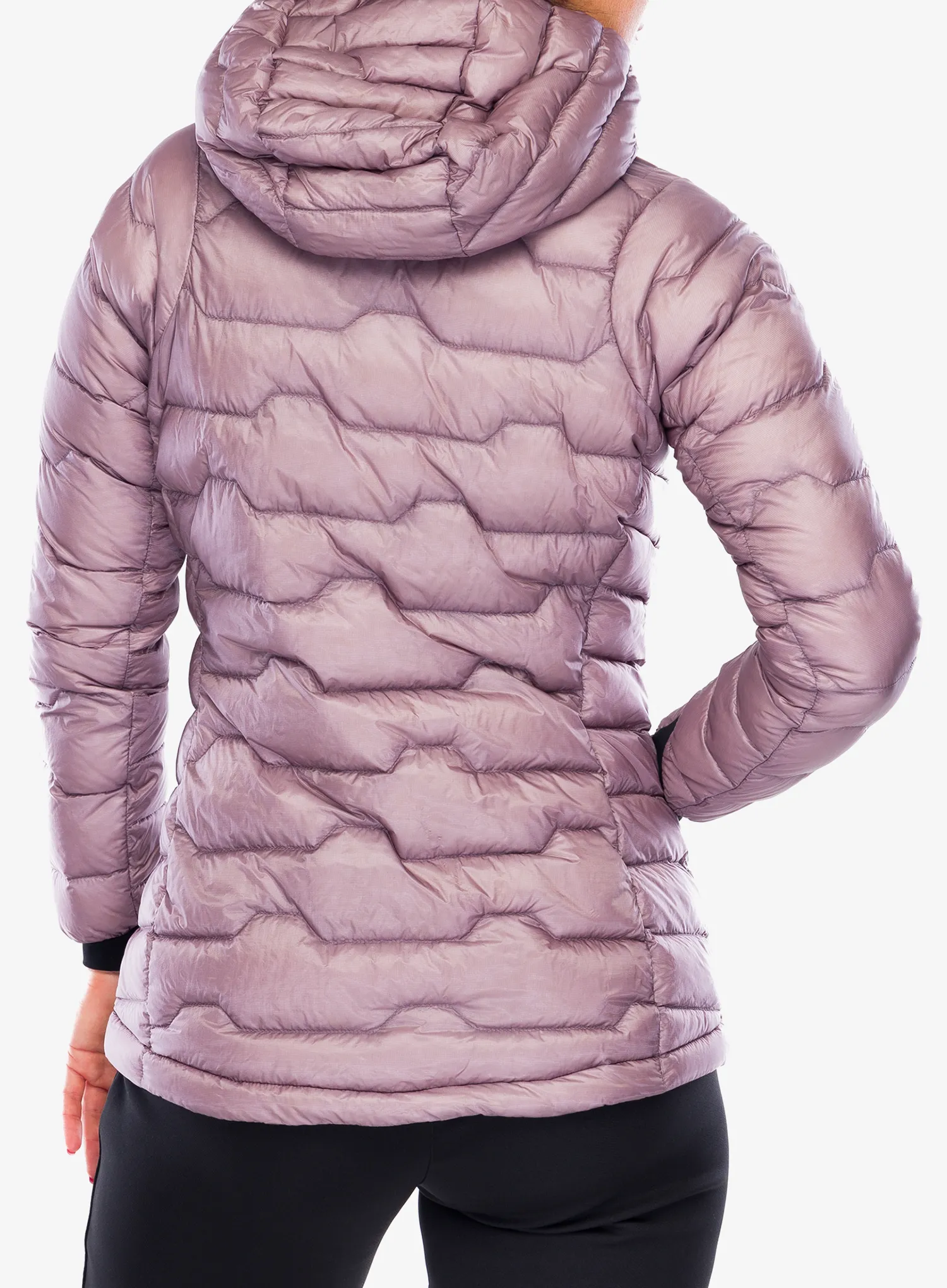 Ženska puhovka Jack Wolfskin Alpspitze Down Hoody - wild blossom