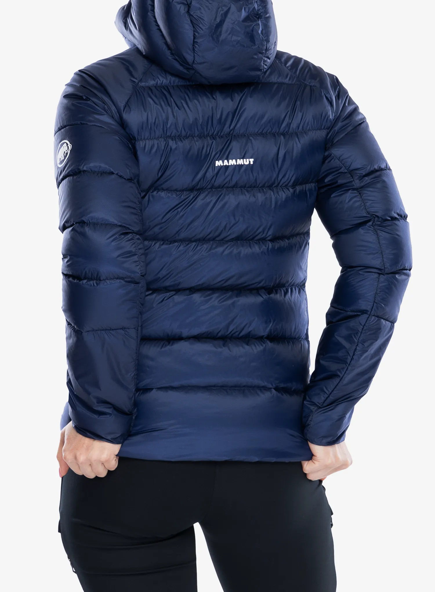 Ženska puhovka Mammut Taiss IN Hooded Jacket - marine/blk