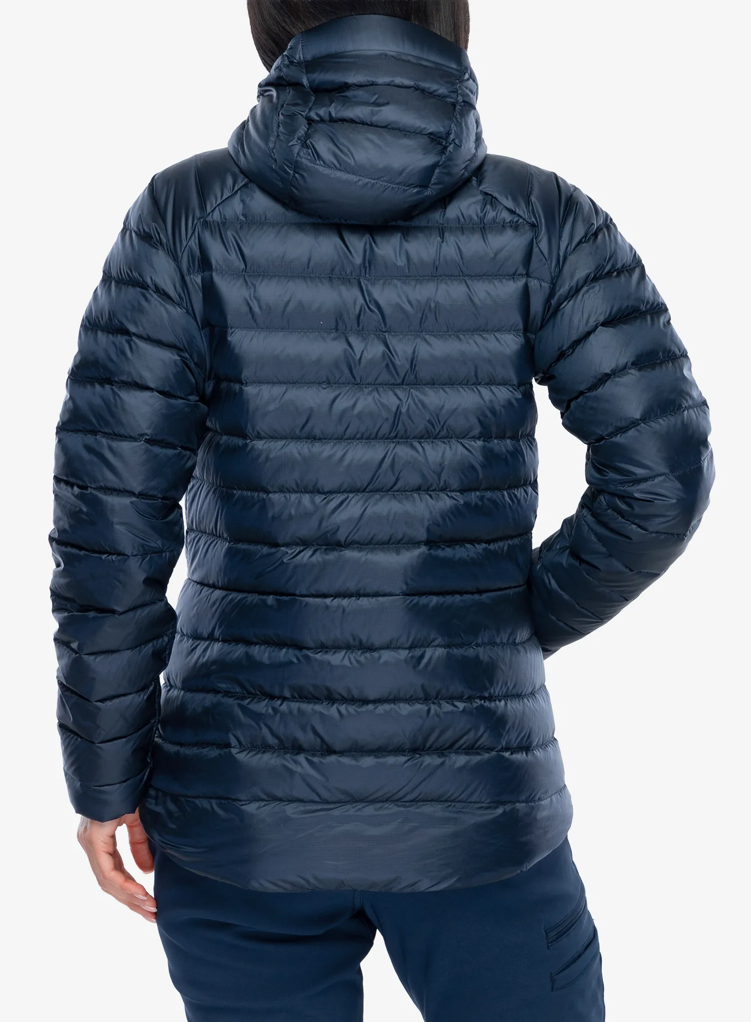 Ženska puhovka Montane Anti Freeze Hoodie - eclipse blue/blue