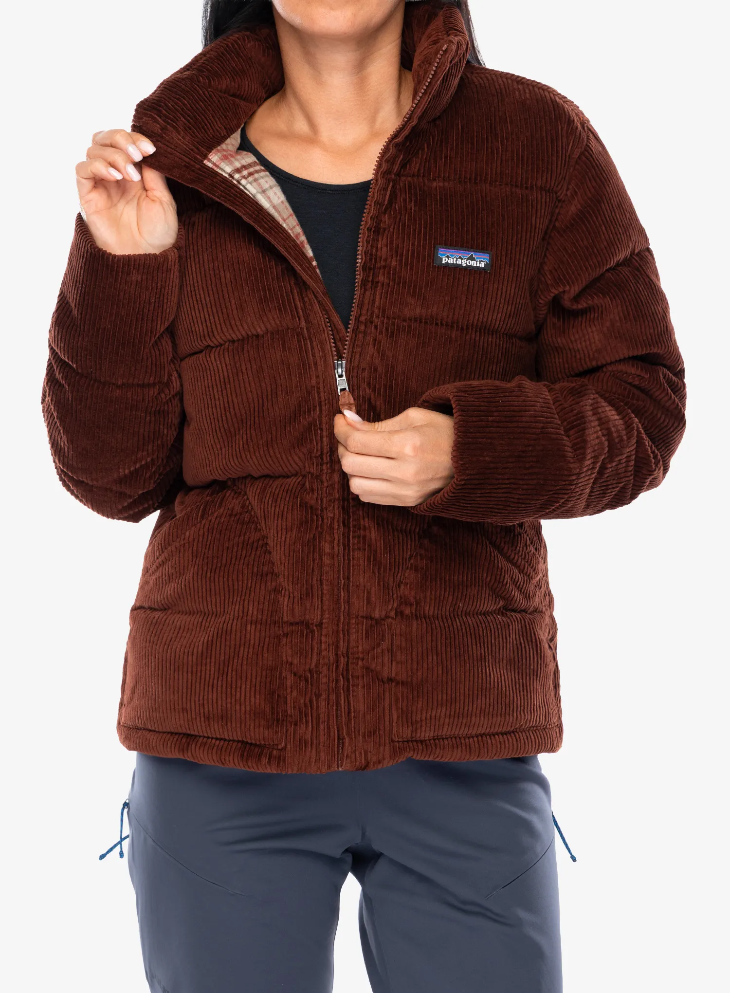 Ženska puhovka Patagonia Cord Fjord Jacket - dried vanilla
