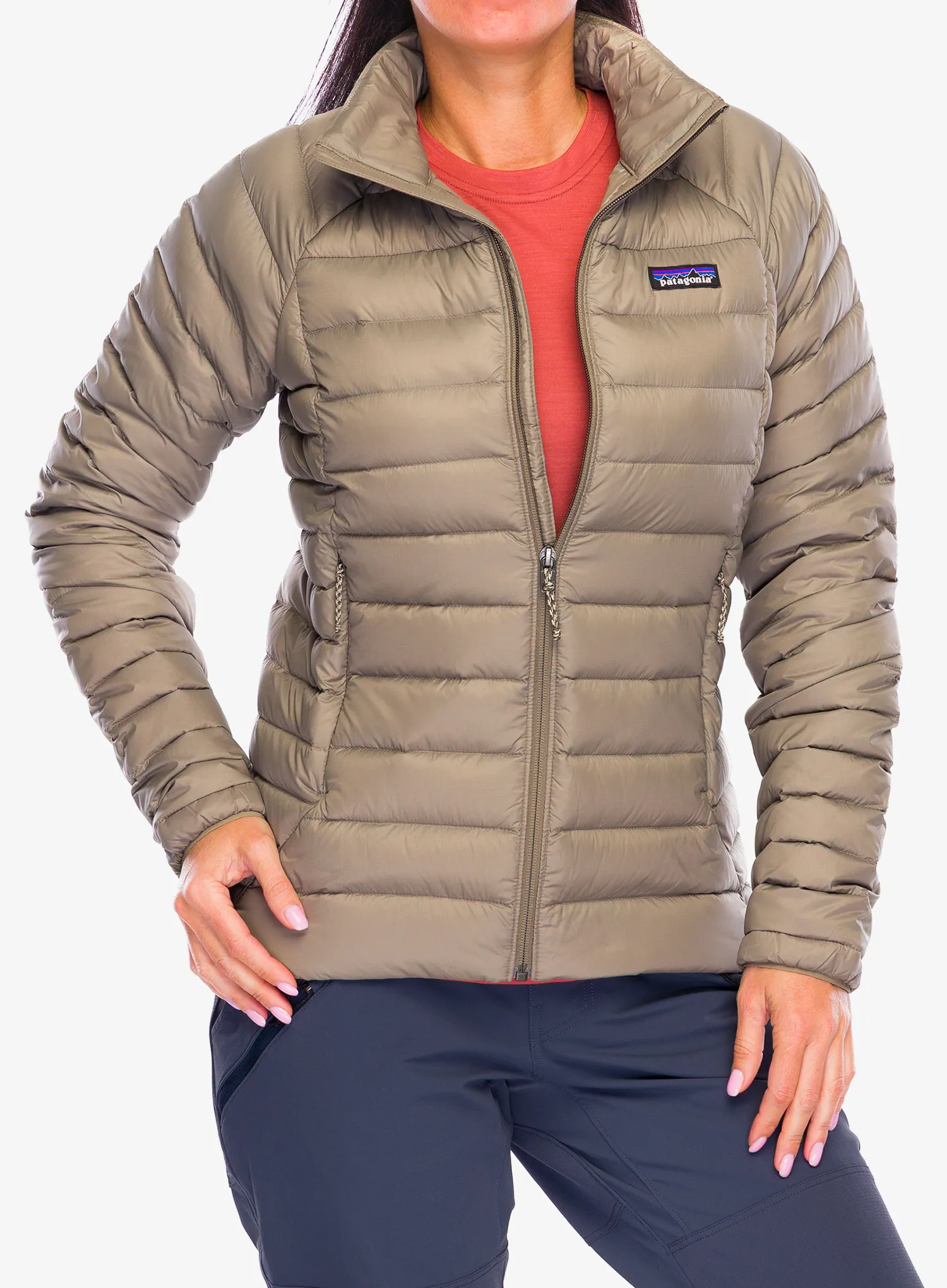 Ženska puhovka Patagonia Down Sweater - wing grey