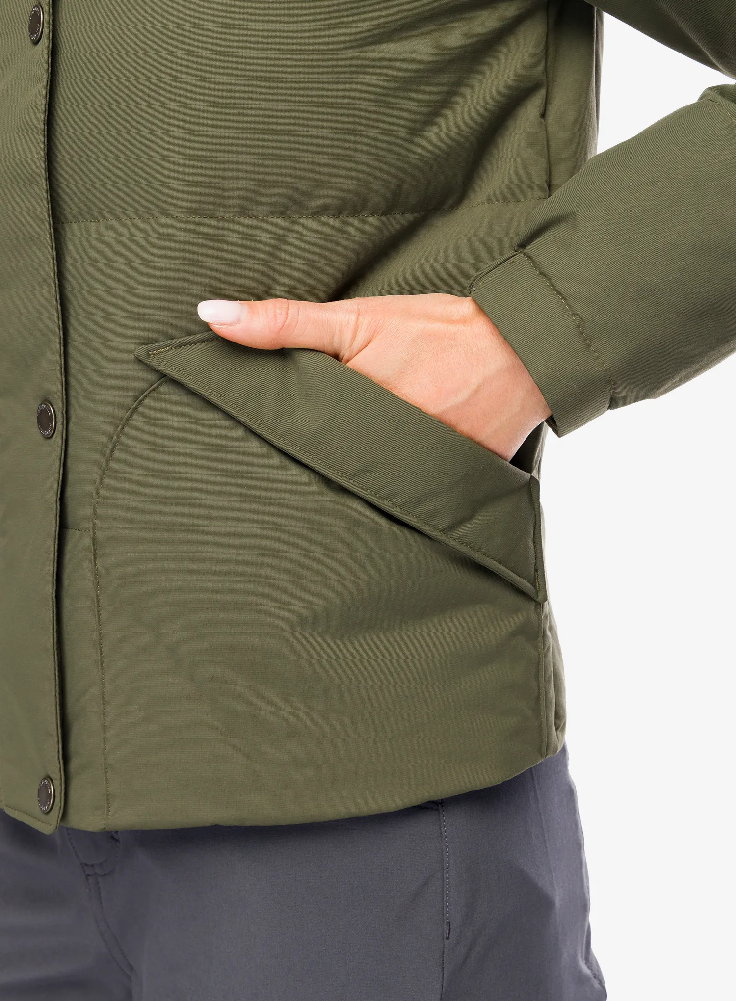 Ženska puhovka Patagonia Downdrift Jacket - basin green