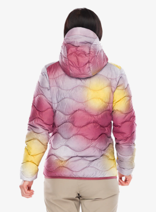 Ženska puhovka Peak Performance AOP Helium Down Hood - aop