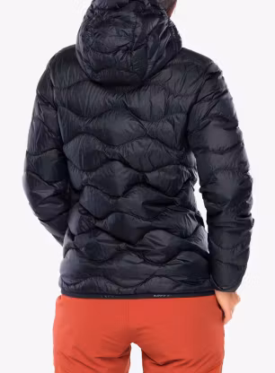 Ženska puhovka Peak Performance Helium Down Hood Jacket - black