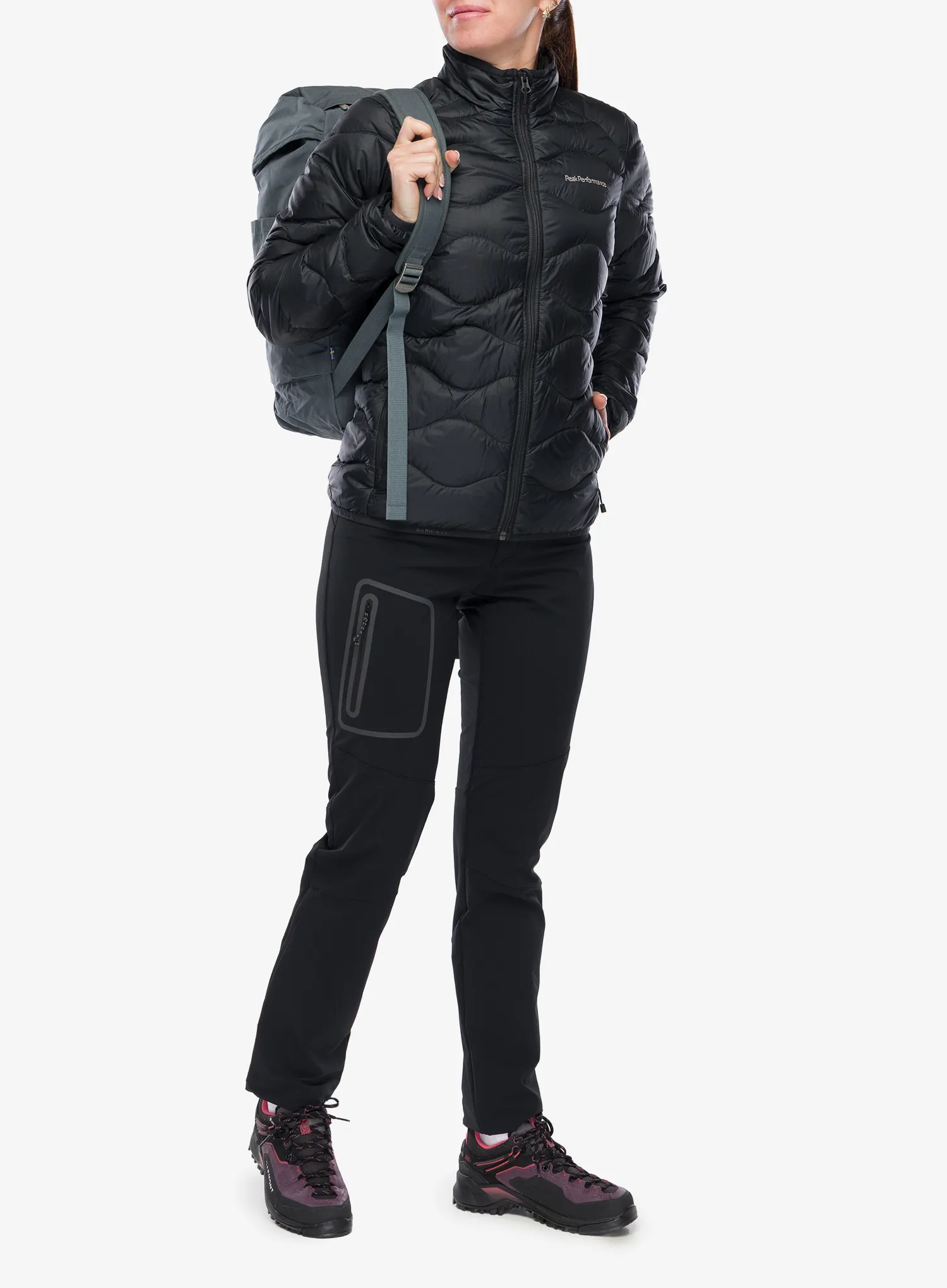 Ženska puhovka Peak Performance Helium Down Jacket - black