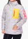 Ženska puhovka Peak Performance Helium Utility Down Hood Jacket - misty lavender/canary lime