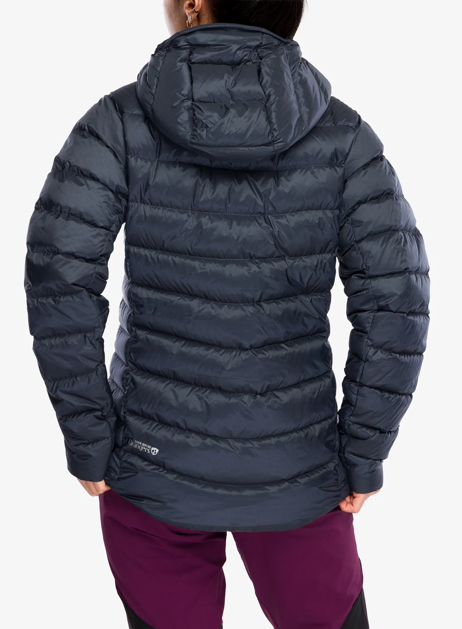Ženska puhovka Rab Electron Pro Hoody - steel