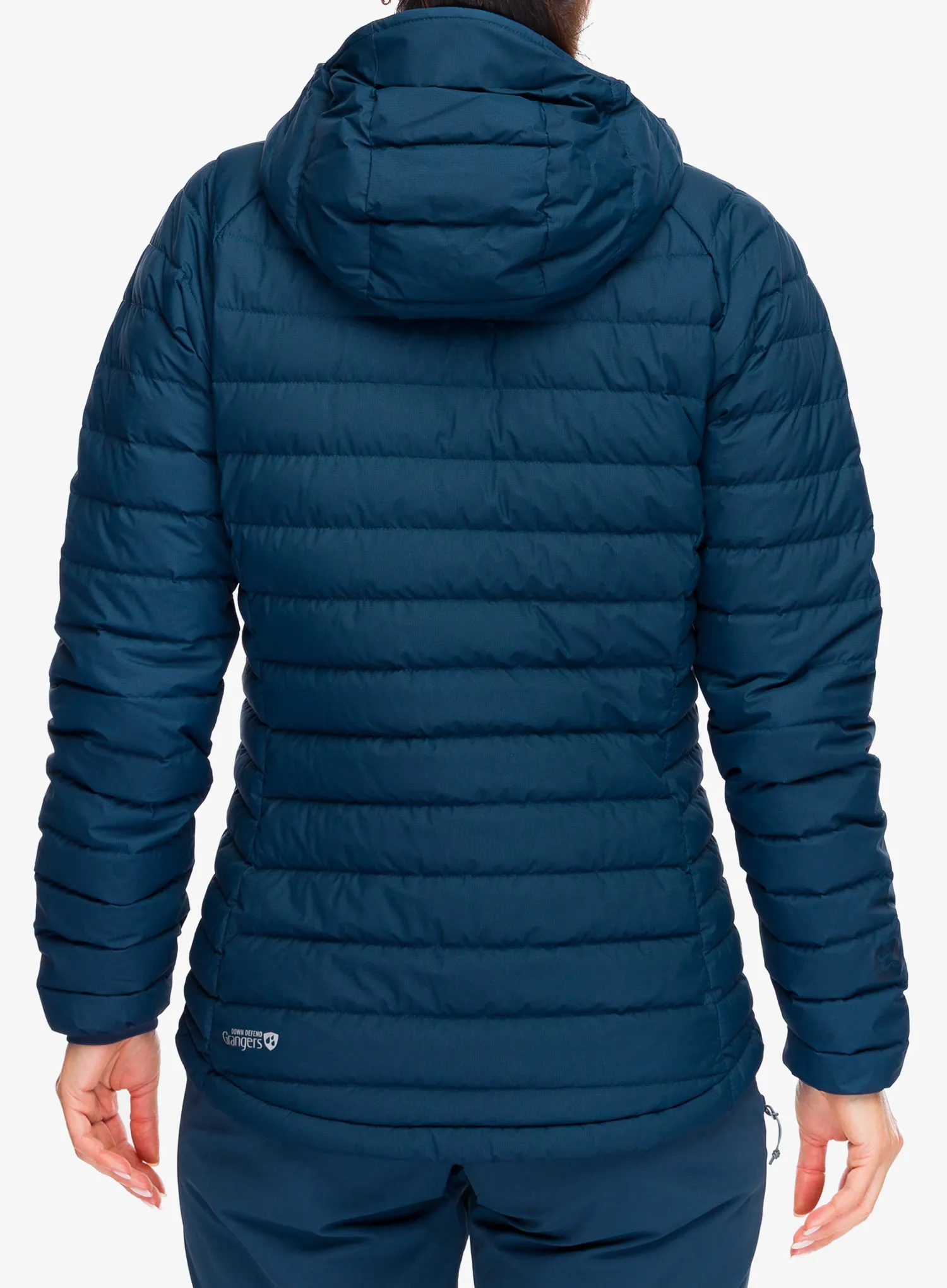 Ženska puhovka Rab Microlight Windstopper Hoody - tempest blue