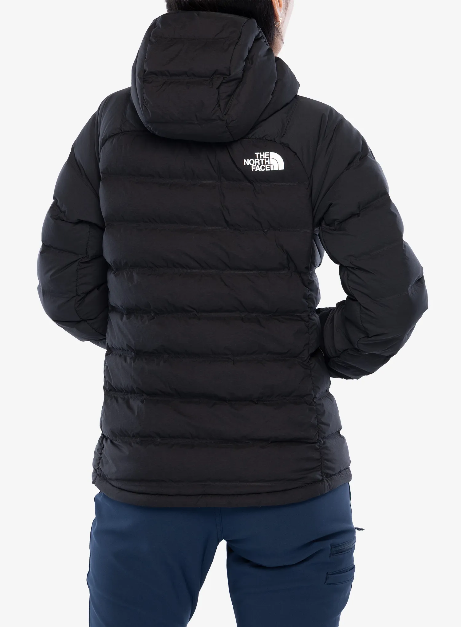 Ženska puhovka The North Face Abseil Stretch Down Hoodie - tnf black
