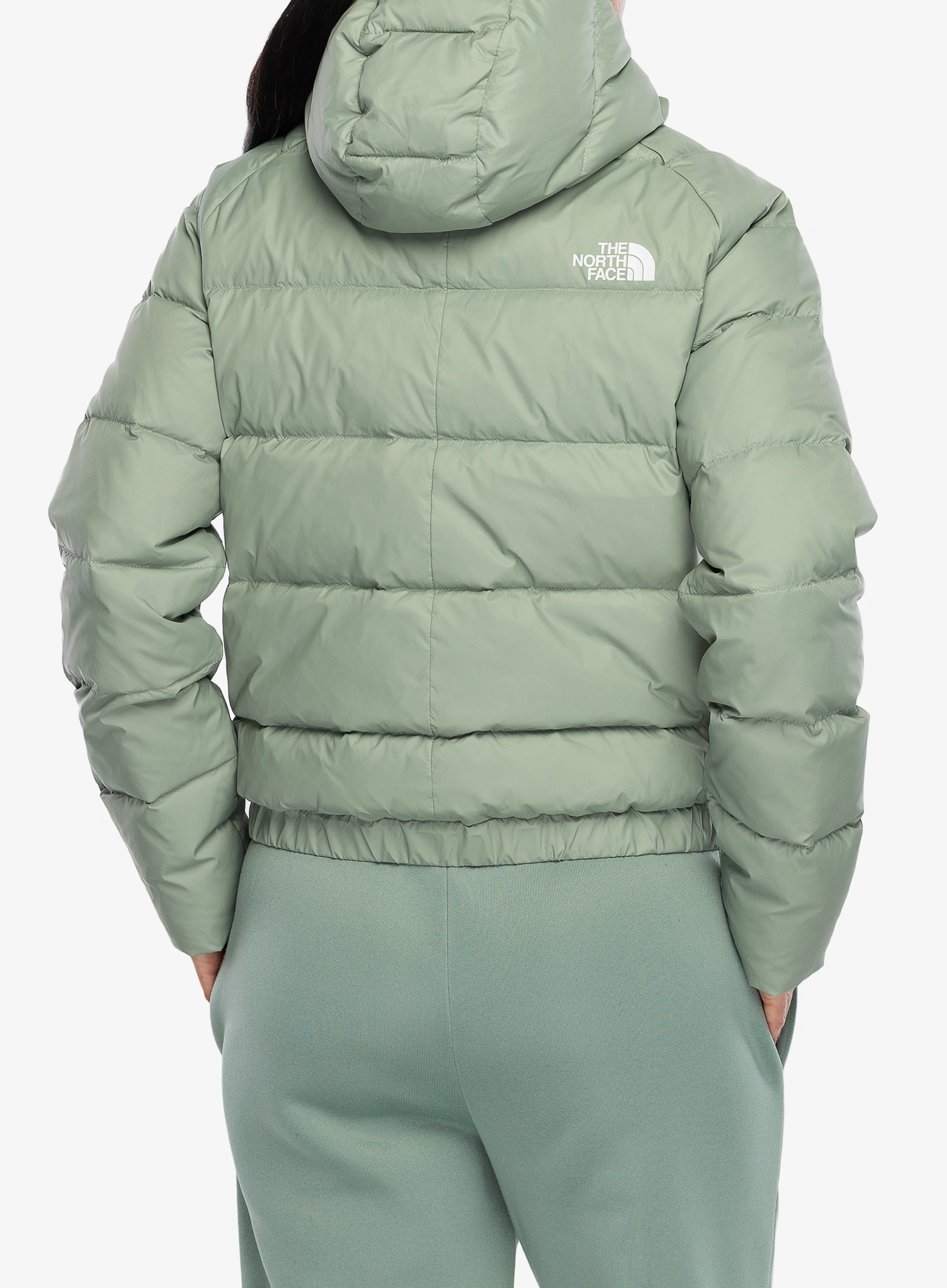 Ženska puhovka The North Face Hyalite Down Hoodie - slate moss