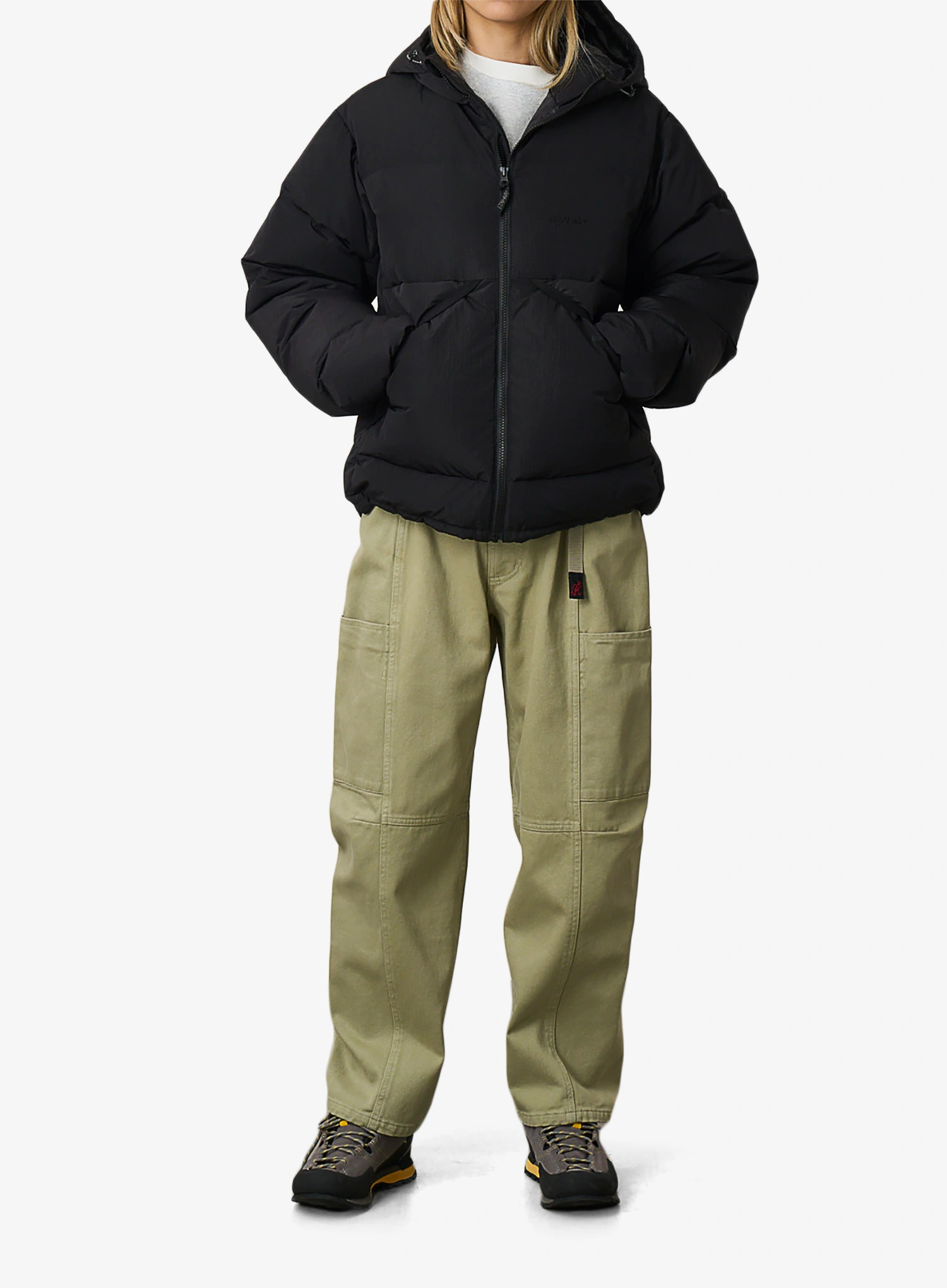 Puhovka Gramicci Down Puffer Hooded Jacket - black