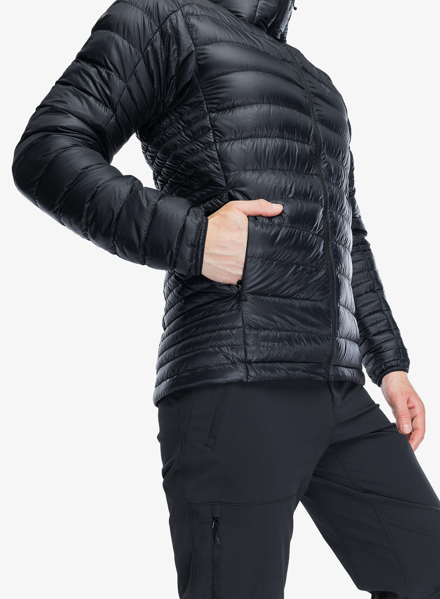 Puhovka Haglofs L.I.M Down II Hood - true black